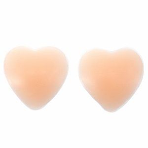 Silicone Heart Shaped Nipple Covers Nude